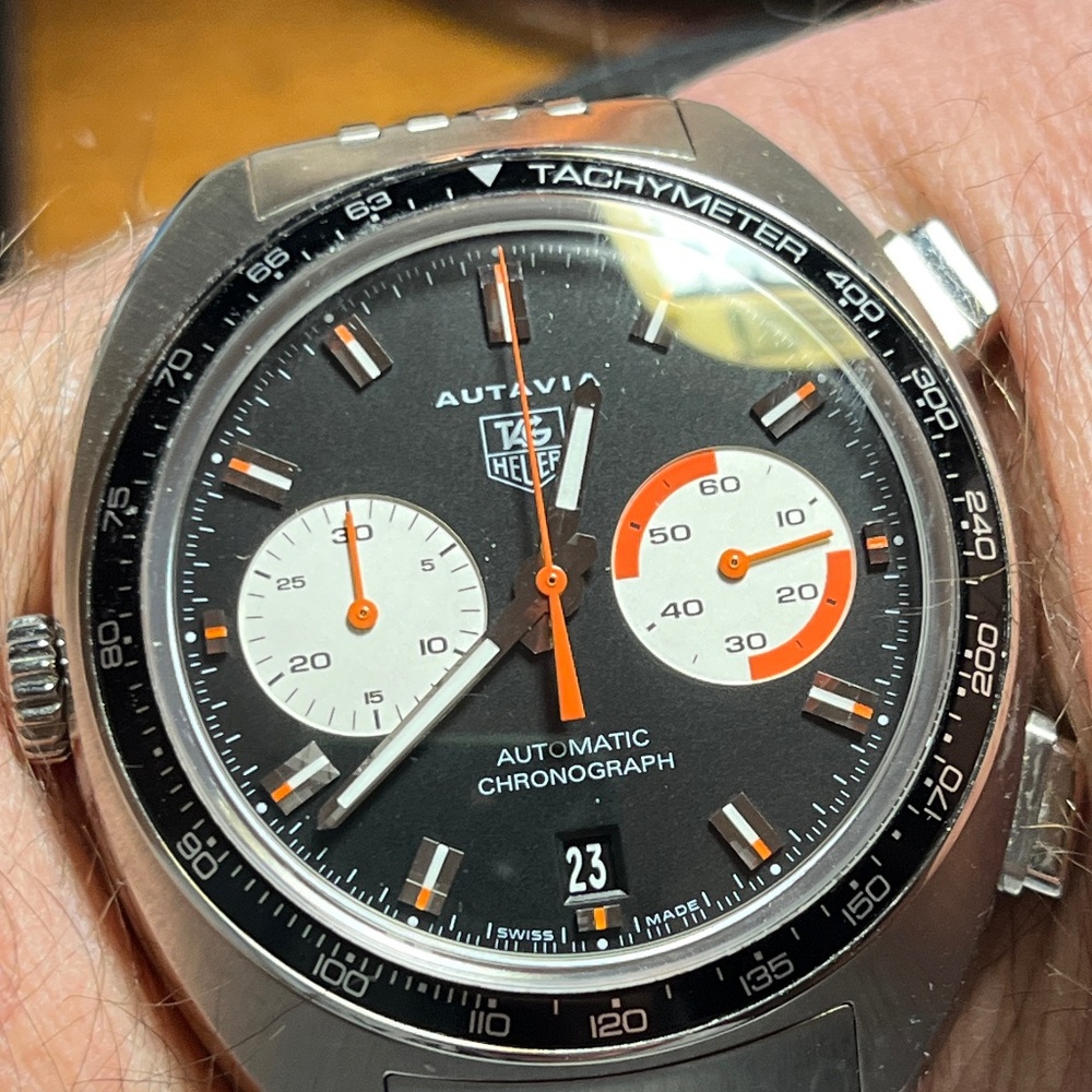 Tag Heuer Autavia Calibre 11 Vintage Racing Chronograph Watch